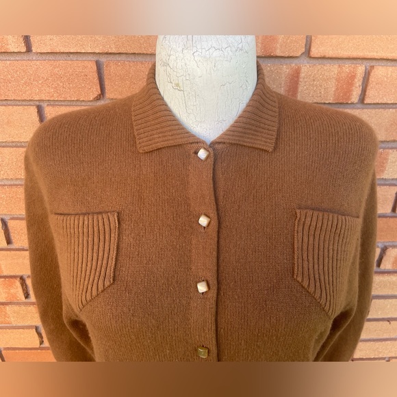 Vintage Connaught Cashmere Cardigan Sweater - Picture 8 of 15
